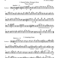 Four Favorite Hymns - Trombone 1
