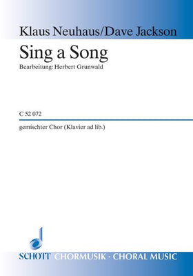 Sing A Song - Choral Score