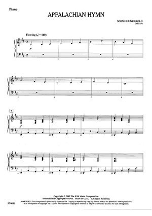 Appalachian Hymn - Piano