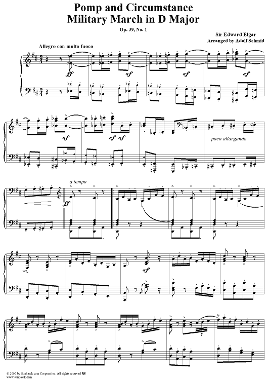 Military March No. 1 in D Major, from "Pomp and Circumstance" (Op. 39)