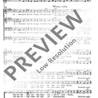 Vier Volkslieder - Choral Score