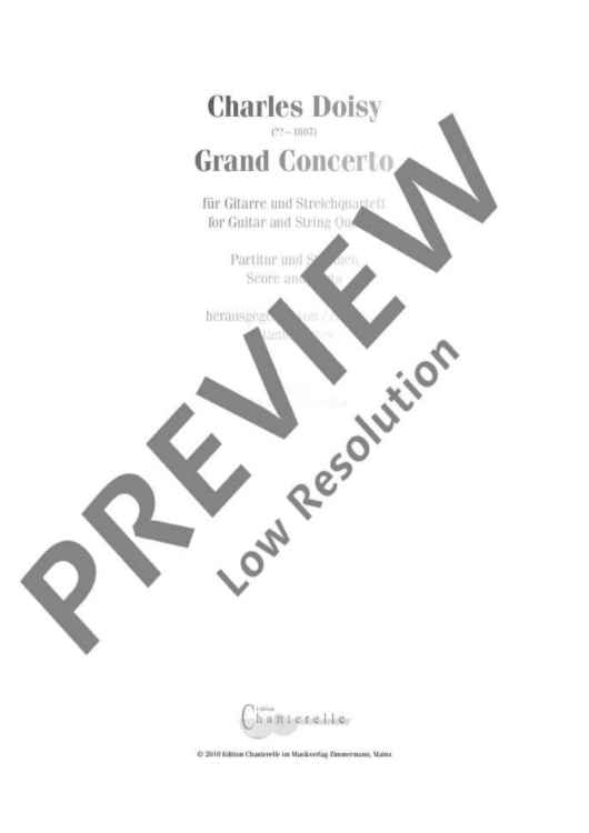 Grand Concerto - Score and Parts