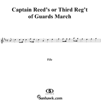 Capt. Reed's or Third Reg't of Guards March