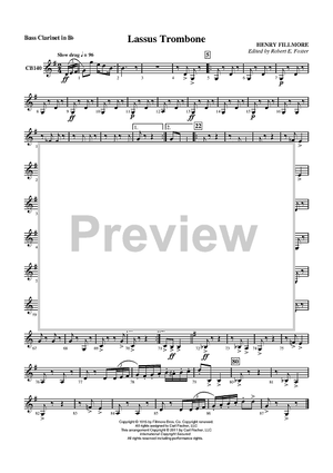 Lassus Trombone - Bass Clarinet in Bb