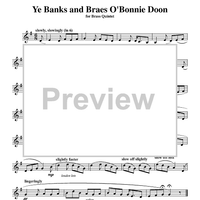 Ye Banks and Braes O'Bonnie Doon - Trumpet 2