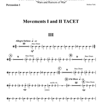 Concerto For Tuba - Percussion 1