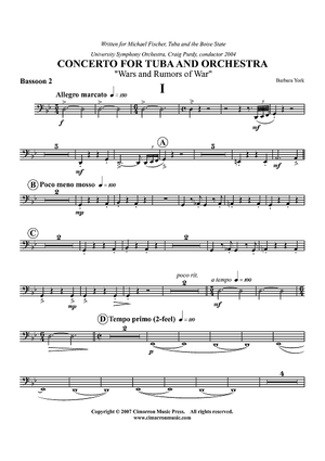 Concerto For Tuba - Bassoon 2
