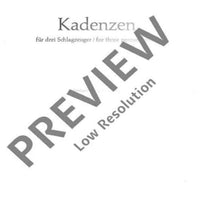 Kadenzen - Performance Score