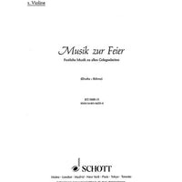 Musik zur Feier - Accordion/violin I