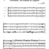 Overture: An Italian in Algiers - Score