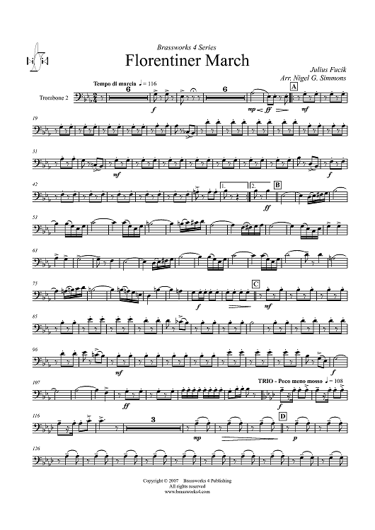 Florentiner March - Trombone 2