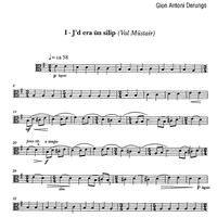 6 rätoromancische Volkslieder Op.76a - Viola