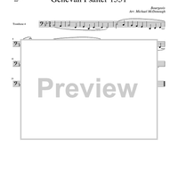 Genevan Psalter 1551 - Trombone 4