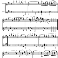 Sonata A Major Op. 2 No. 4 - Score