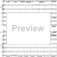 Brandenburg Concerto No. 4: Allegro - Score