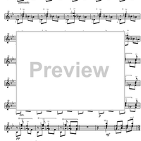 Quartet No. 1 in D major (D-dur). Movement II, Andante cantabile - Guitar