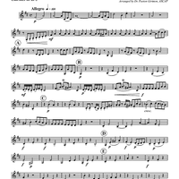 Allegro from Quartet No. 4 in C, K. 157 - Clarinet 3 in B-flat