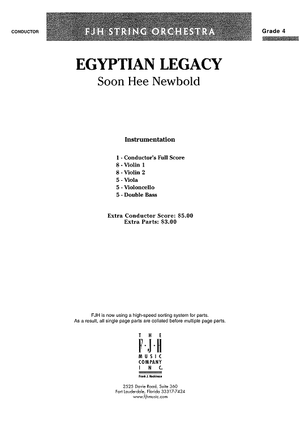 Egyptian Legacy - Score Cover