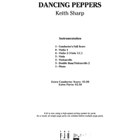 Dancing Peppers - Score