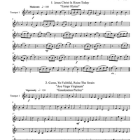Five Easter Trios - Trumpet 1