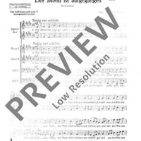 Vier Volkslieder - Choral Score