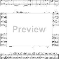 Flute Quartet No. 4, Movement 3 - Score