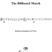 The Billboard March - Baritone Saxophone