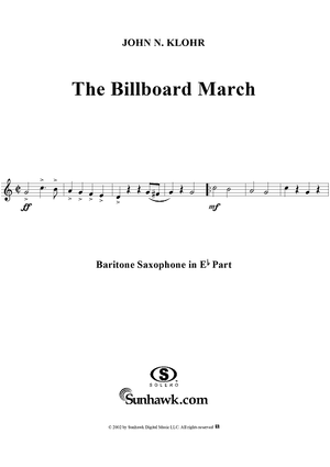 The Billboard March - Baritone Saxophone