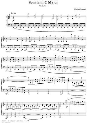 Sonata in C Major, Op. 2, No. 1