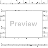 Violin Sonata in E-flat Major, K58 - Piano Score