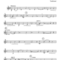 Coventry Carol - Part 2 Flute, Oboe or Violin