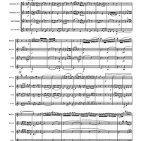 Allegro from "String Quartet 17" - Score