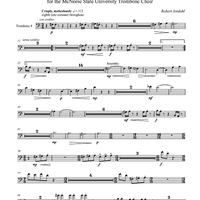 Diptich for Twelve Trombones - Trombone 8