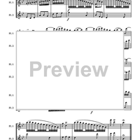 Allegro for Two Flutes - Score