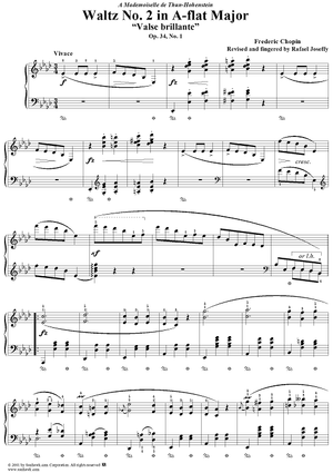 No. 2 in A-flat Major, Op. 34, No. 1: Valse brillante