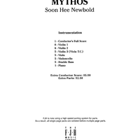 Mythos - Score Cover
