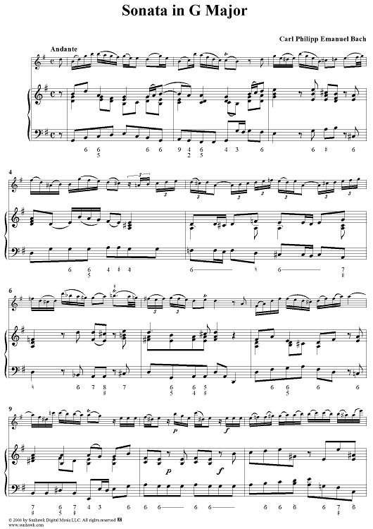 Sonata in G Major - Piano