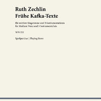 Frühe Kafka-Texte - Performance Score