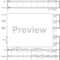 Parade: Suite au "Prélude du Rideau rouge - Full Score