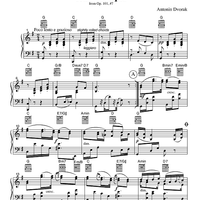 Humoresque - from Op. 101 #7 - Keyboard or Guitar