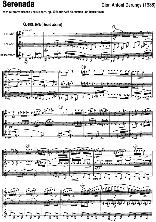 Serenada - Score