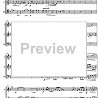 Fanfares et Chanson de Bergers - Score
