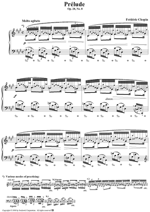 Prelude, Op. 28, No. 8 in F-sharp Minor
