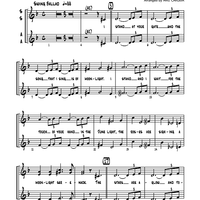 Moonlight Serenade - Vocal Quartet (SSAA)
