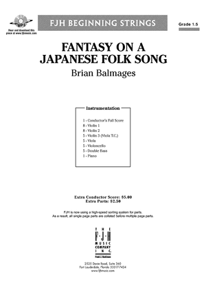 Fantasy on a Japanese Folk Song - Score