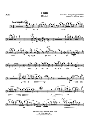 Trio, Op. 61 - Part 1