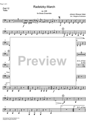 Radetzky Marsch Op.228 - Tuba
