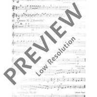 Alte Bläsersätze - 5th Part Eb, Violin Clef (baritone Saxophone, T...