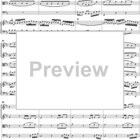 Clavier Concerto No. 3 in D Major, Movement 2 - Score
