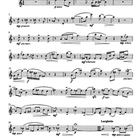 Preludij st. 3 za Burlesko - B-flat Tenor Saxophone